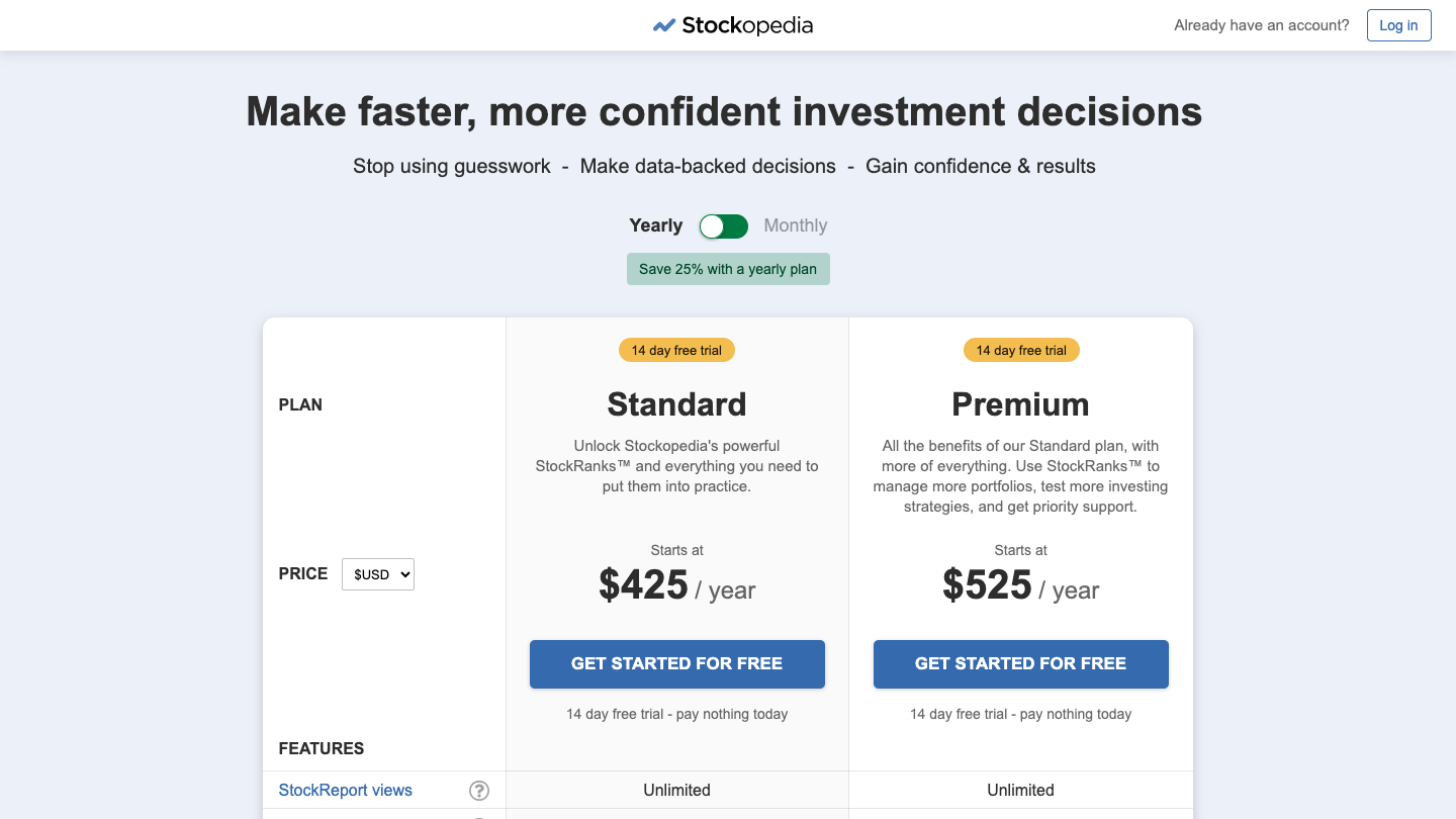 Design variant one, step one: selecting a plan.