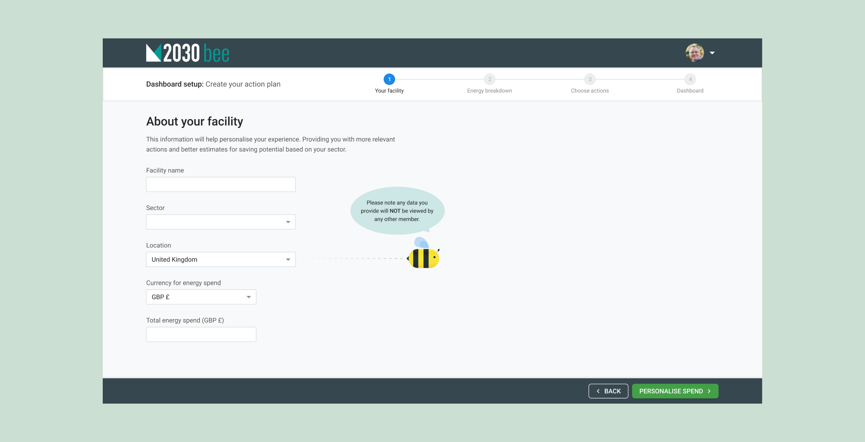 Manufacture 2030 onboarding, step one: setting up a facility.