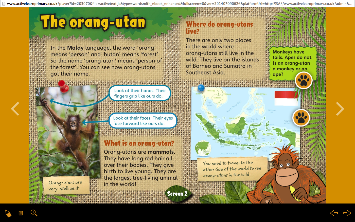 A page from the Wordsmith non-fiction eBook series.
