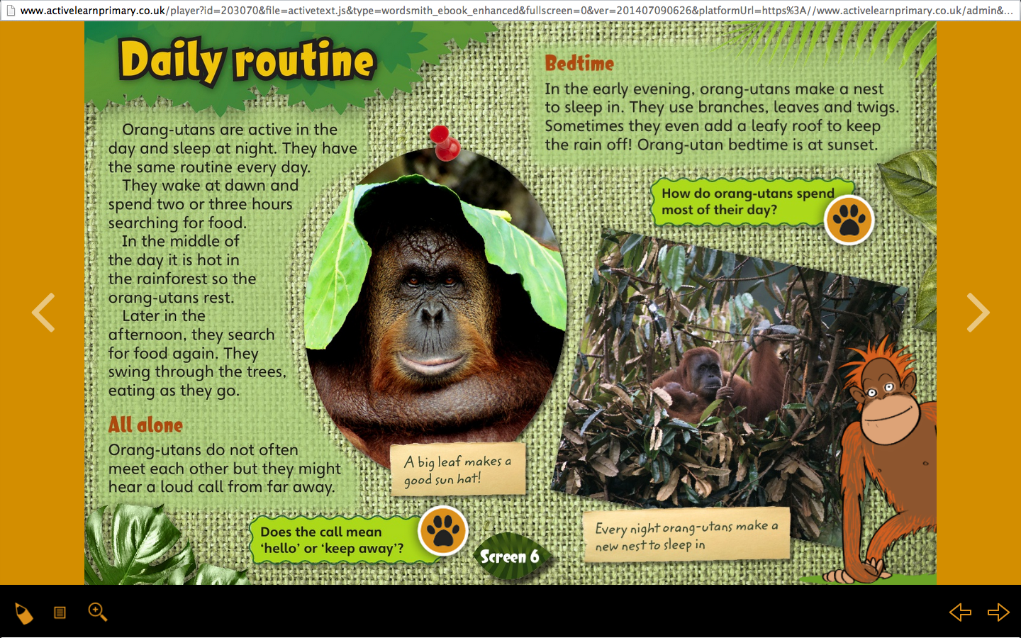 A page from the Wordsmith non-fiction eBook series.