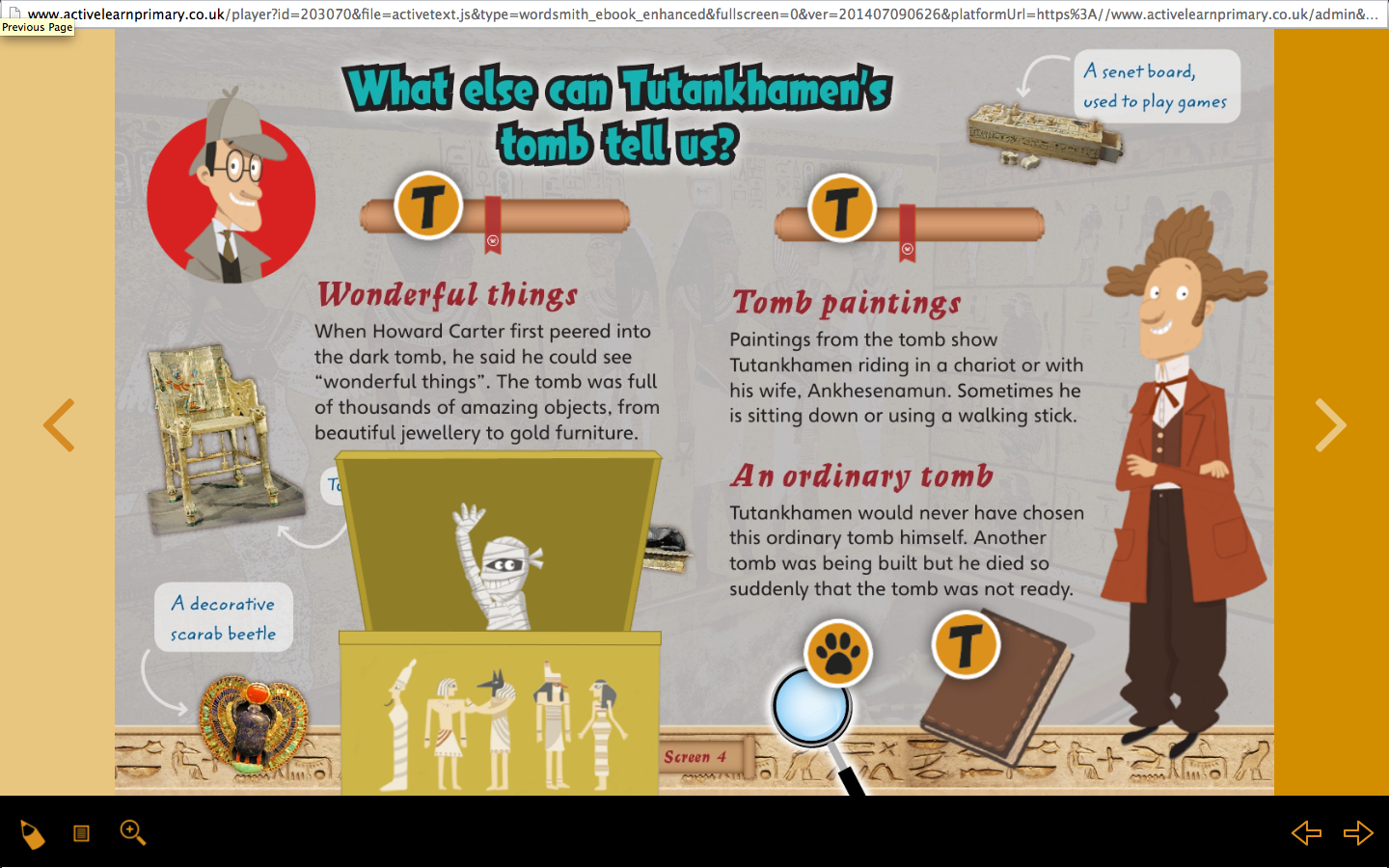 A page from the Wordsmith non-fiction eBook series.