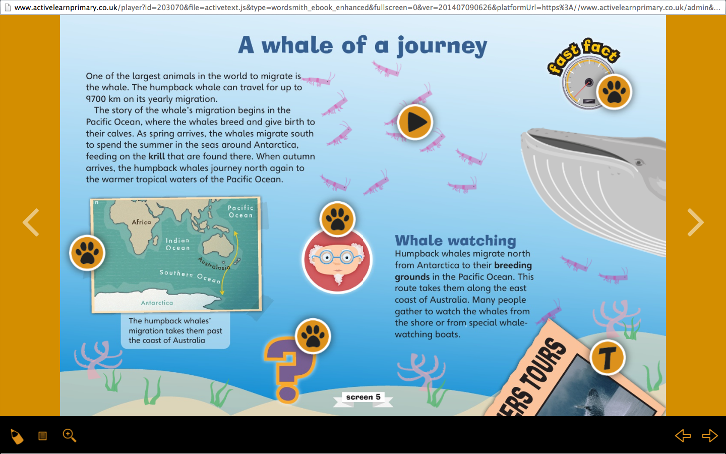 A page from the Wordsmith non-fiction eBook series.